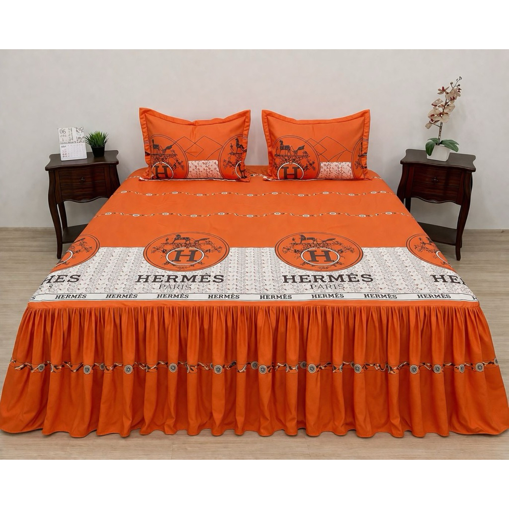 Sprei Rumbai Katun Halus Ukuran 180x200 & 160x200