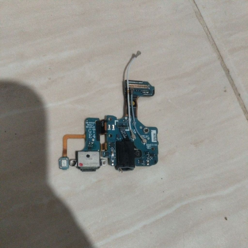 papan cas mic henset Samsung note 8 ORI bawaan hp