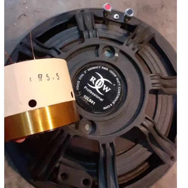 rdw ABO 12ne. spul coil 3 inch. bahan fiber
