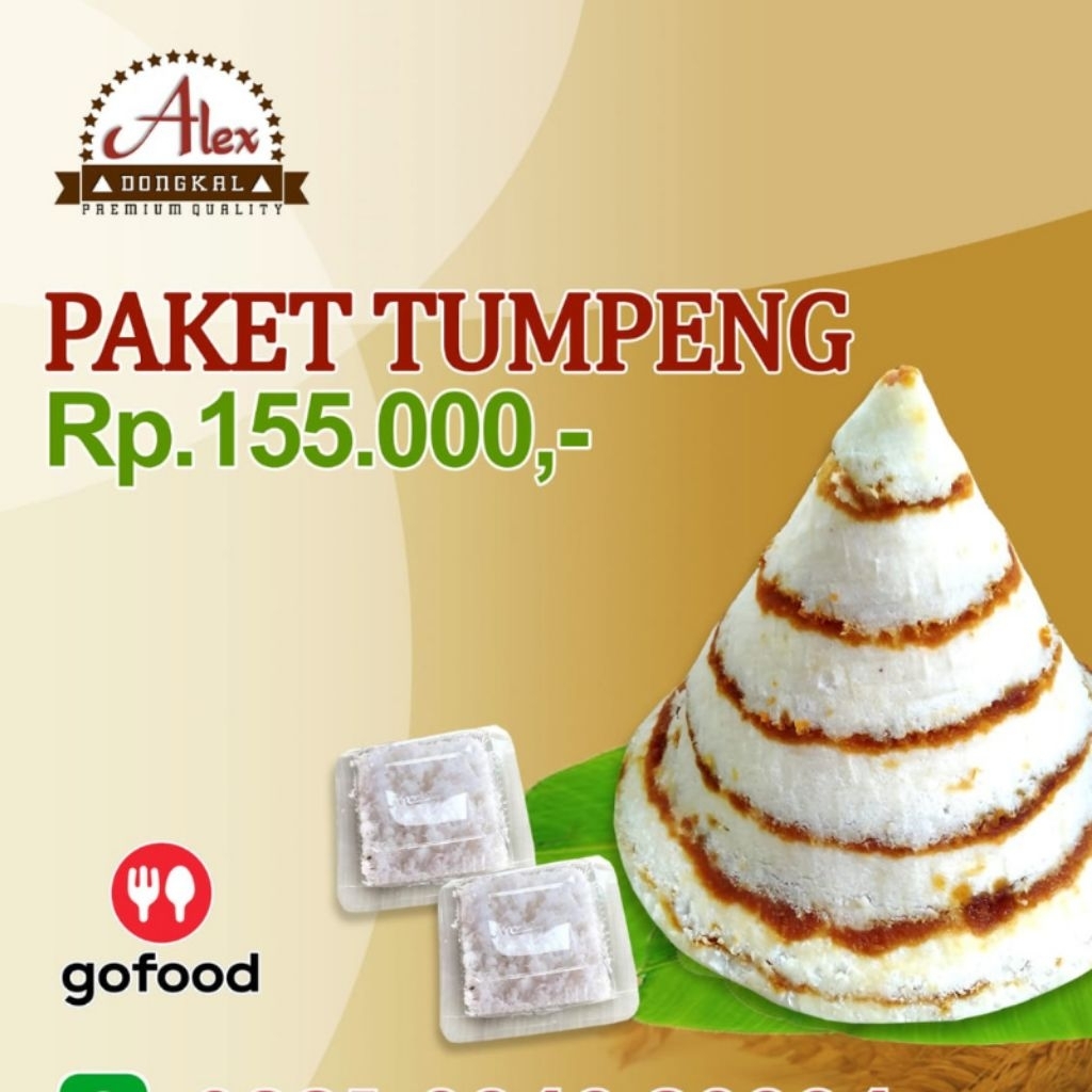 kue dongkal awug / kue ulang tahun