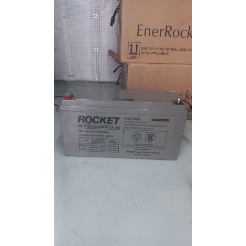 Rocket VRLA ROCKET 12v150ah suport PLTS, PJU BECKUP UPS