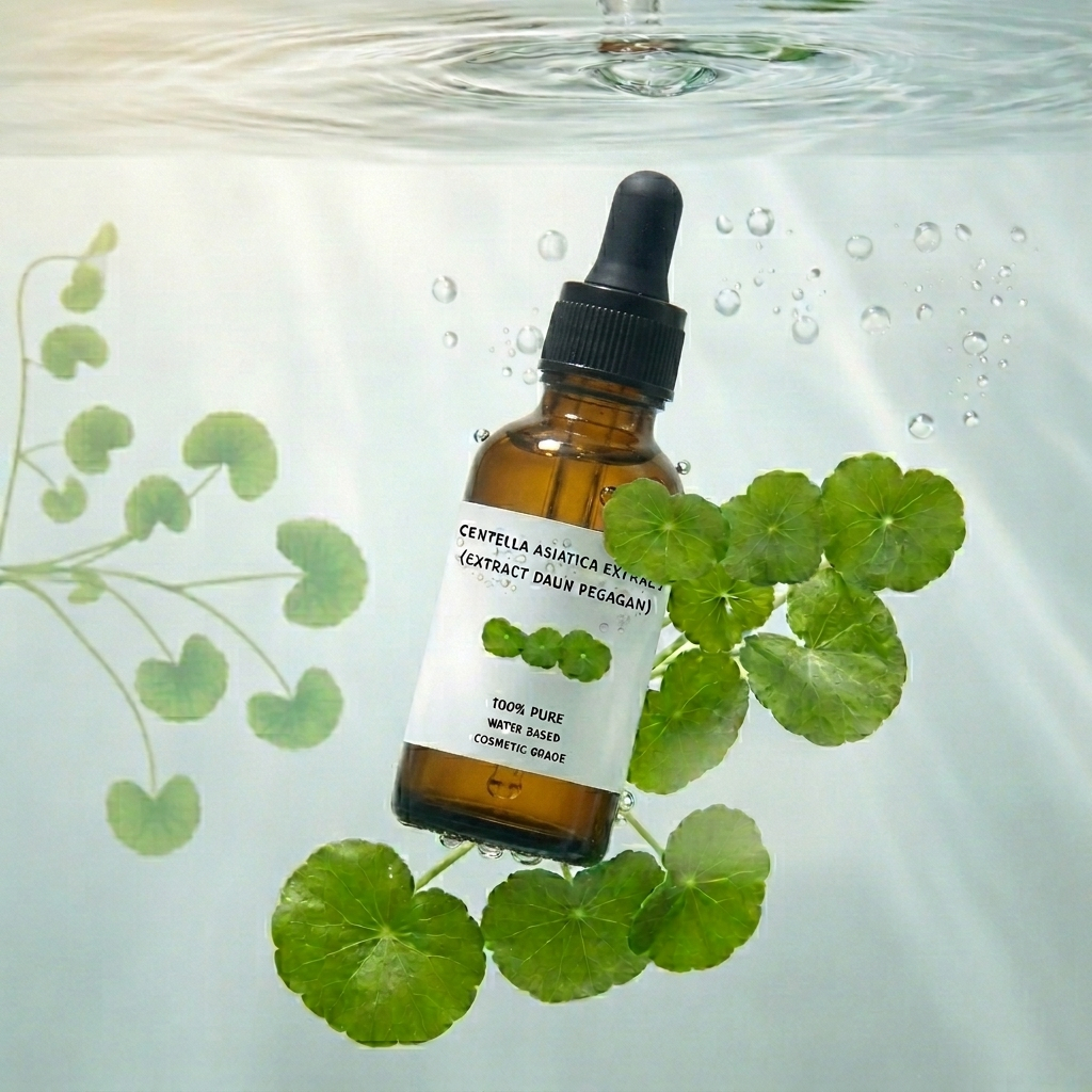 100% Pure centella asiatica extract ekstrak daun pegagan