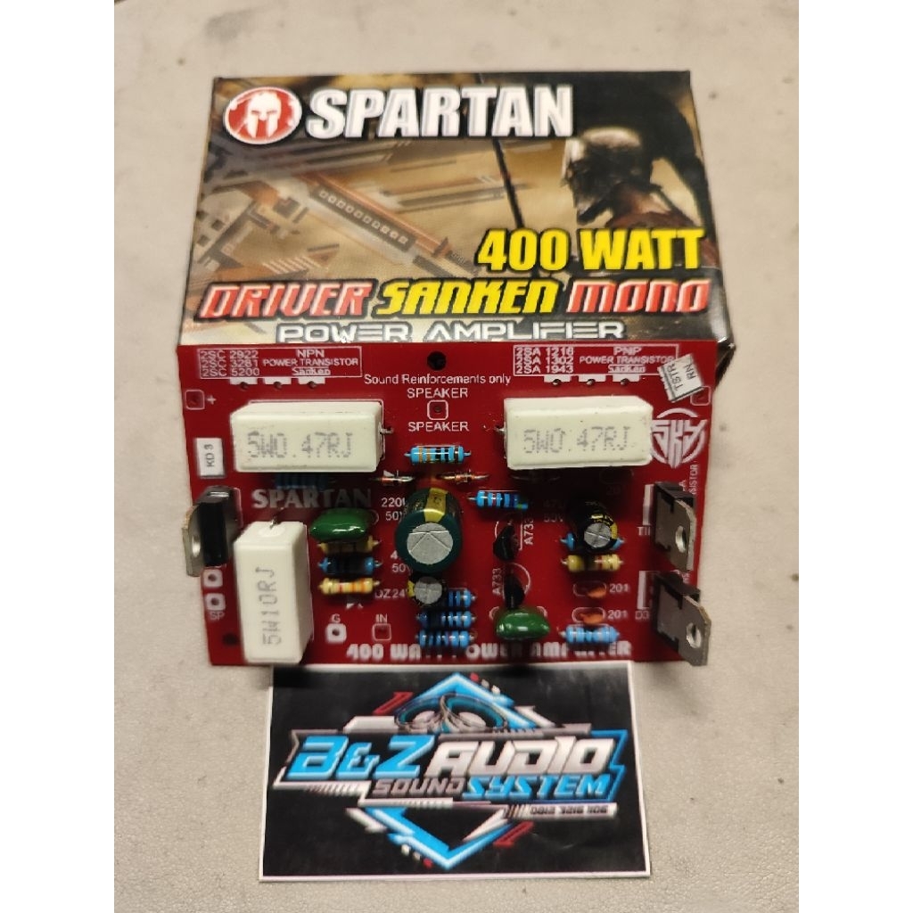 KIT DRIVER POWER 400WAT MONO TIP 41 42 AMPLIFIER  SPARTAN