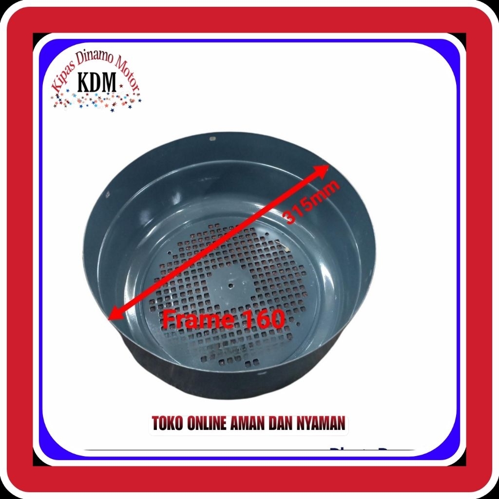 Frame 160 Fan Cover-Tutup Kipas Dinamo-Fan Cover Electro Motor