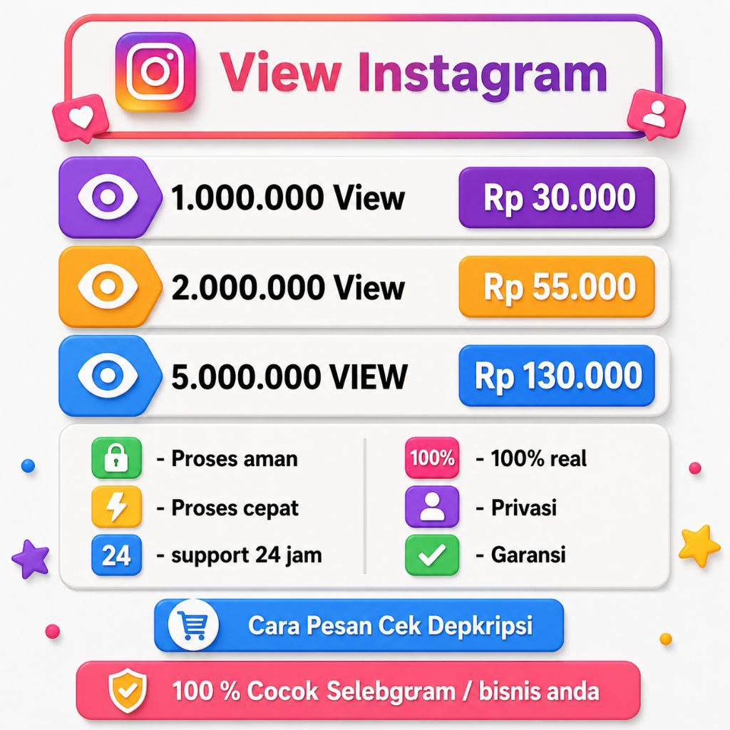 View instagram Permanen Proses cepat aman garansi live time