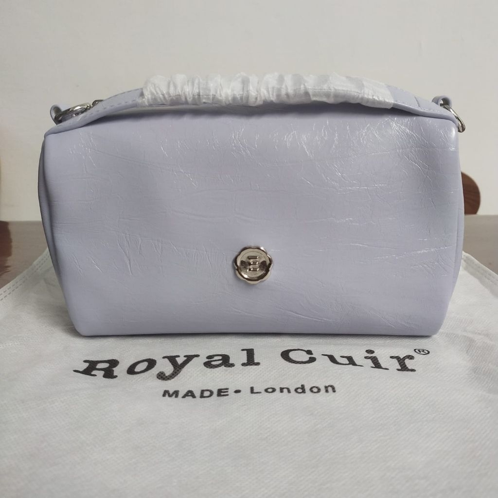 Tas Jalan Santai Warna Ungu Lilac dari Brand ROYAL CUIR RC Tas Wanita Kualitas Premium Brand Import 