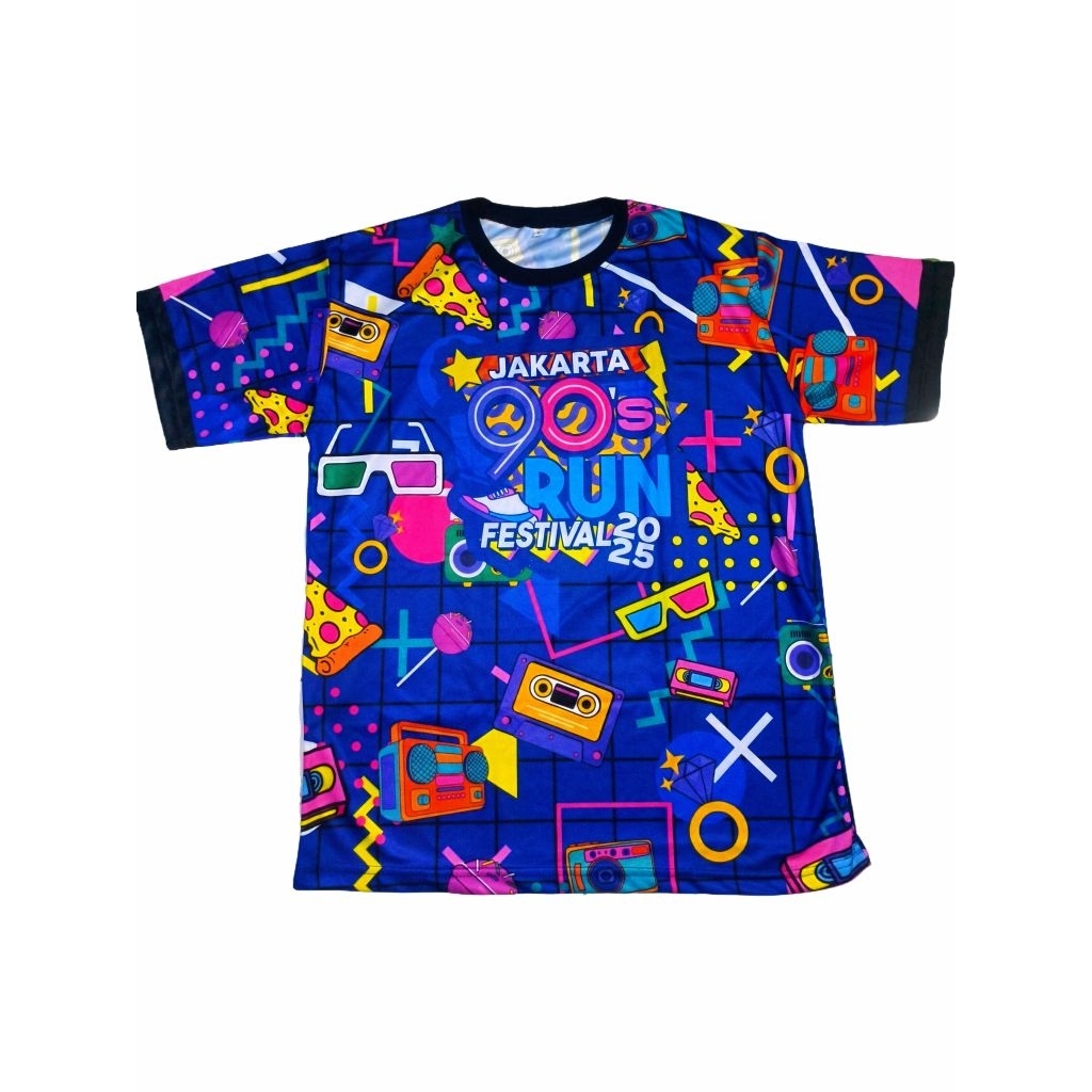 Jersey Running Event Lari Jakarta 90s Run Festival