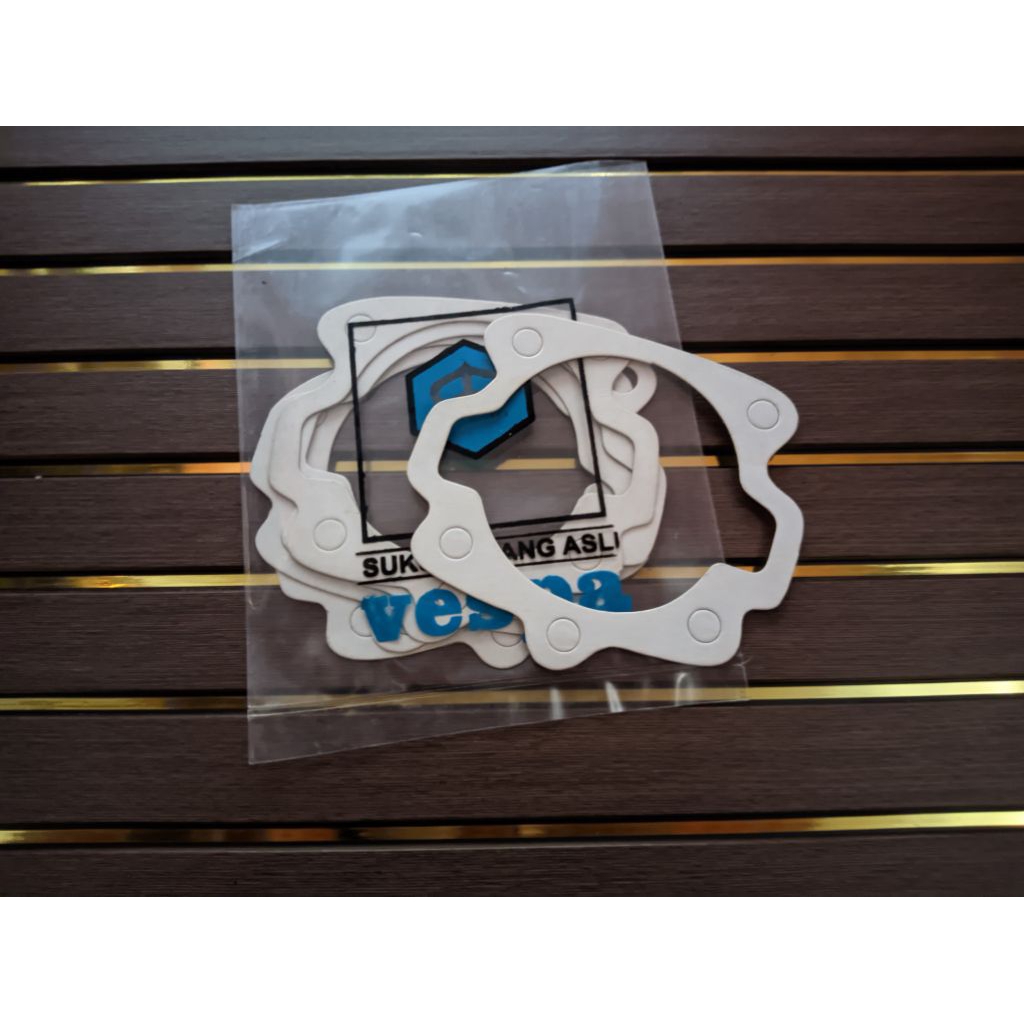 Paking Boring Vespa Lubang 2 | Gasket Silinder Vespa Super Sprint VBB Bajaj PS