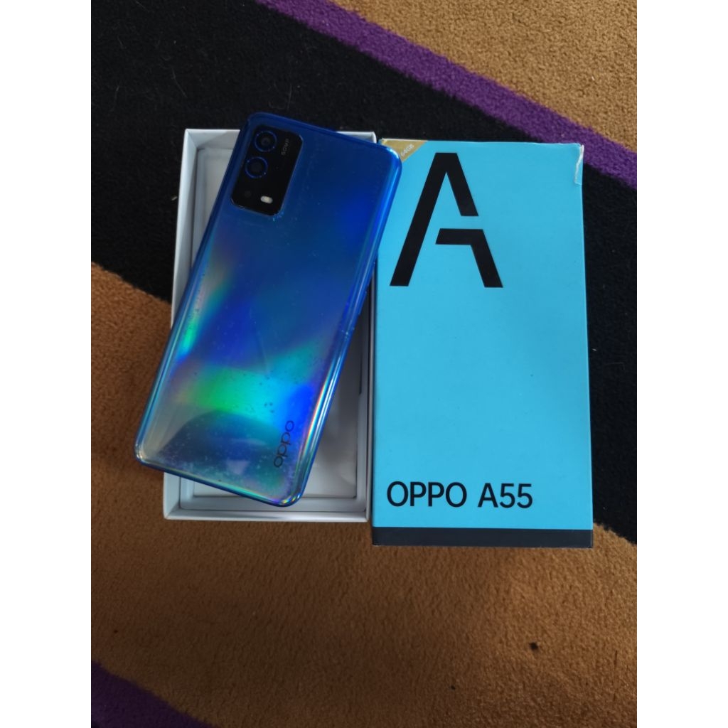 Oppo A55 Ram 4/64GB Lengkap (Second)