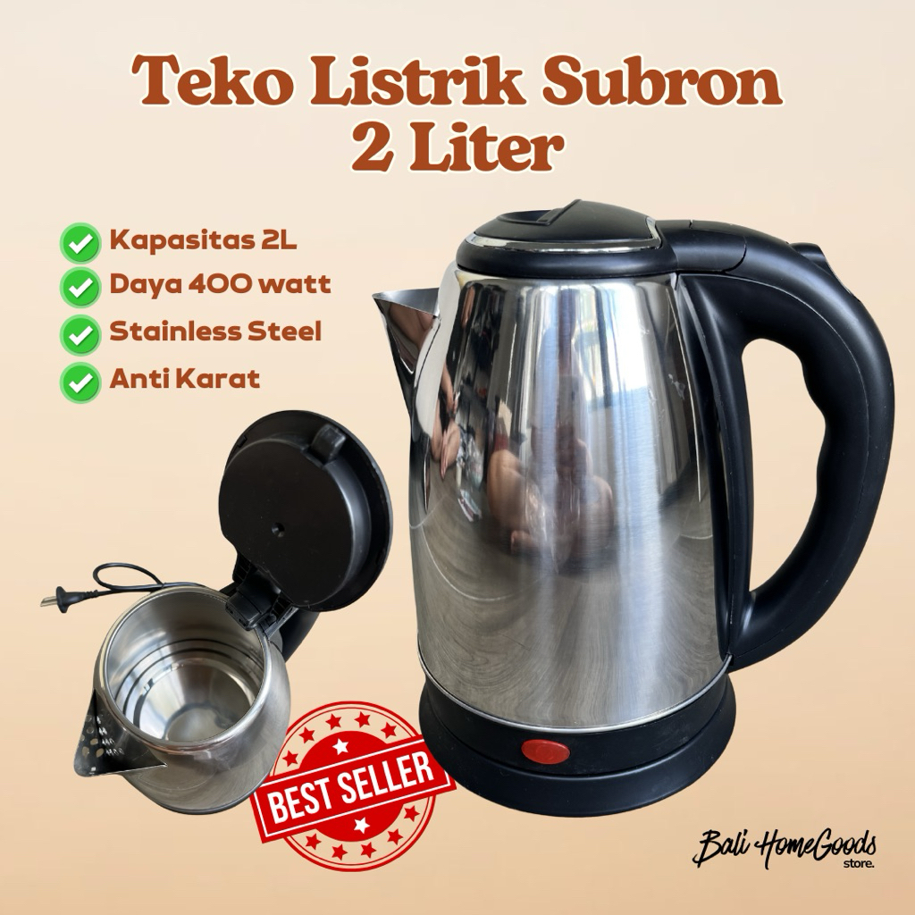 Teko Listrik Subron / Kettle Listrik Subron 2 Liter
