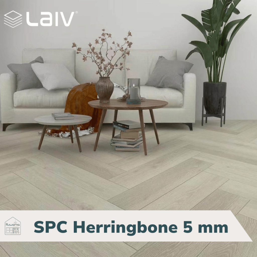 Lantai SPC Herringbone LAIV 5 mm