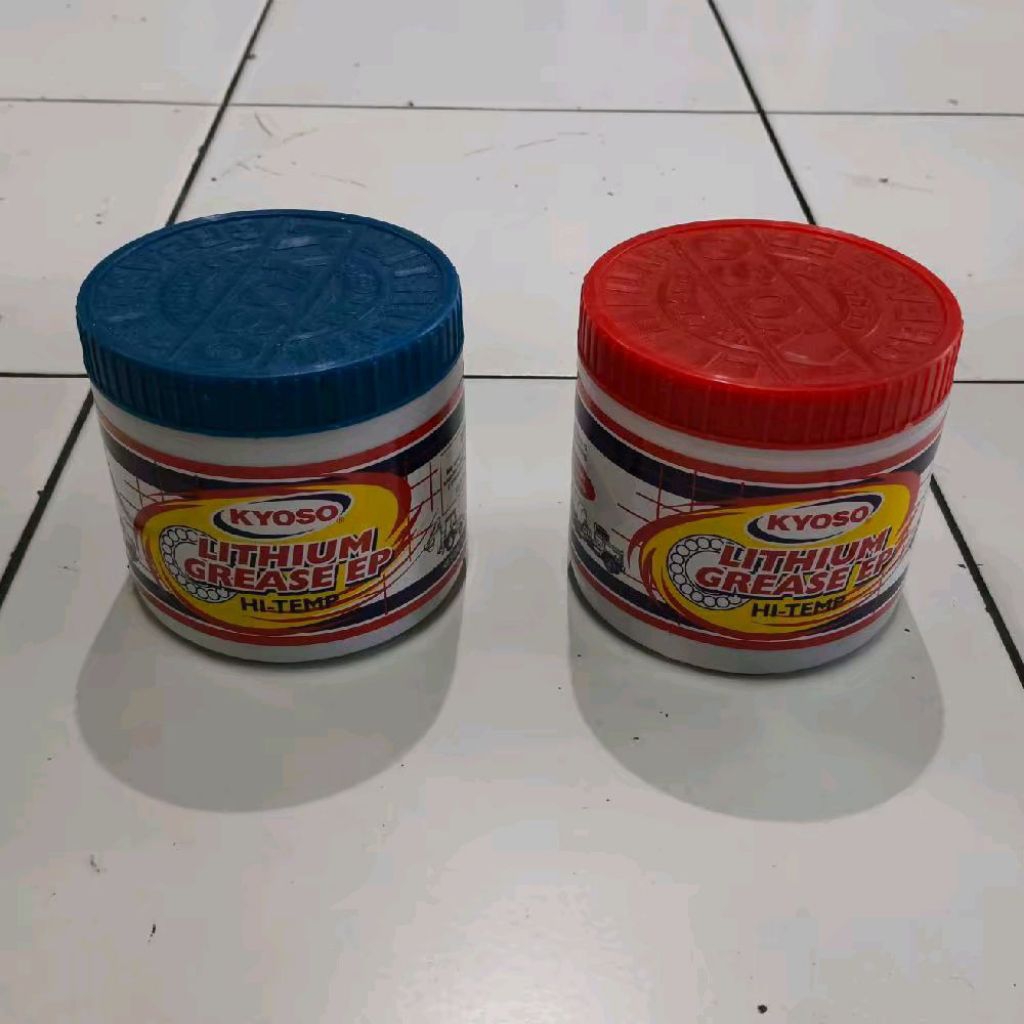 Stempet lithium grease Kyoso biru kuning 454 gram