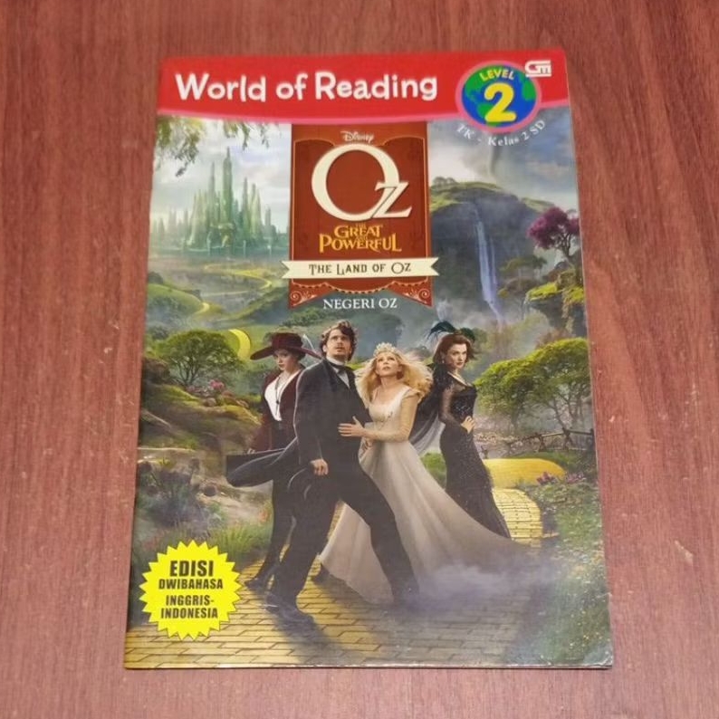 BUKU WORLD OF READING THE GREAT AND POWERFUL THE LAND OF OZ NEGERI OZ