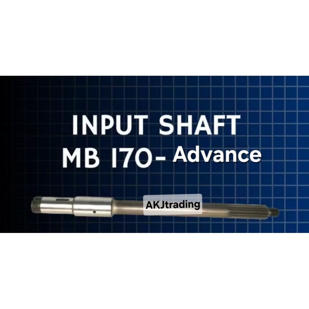 input shaft mb170 gearbox mb170 advance input shaft mb170 merk Advance original
