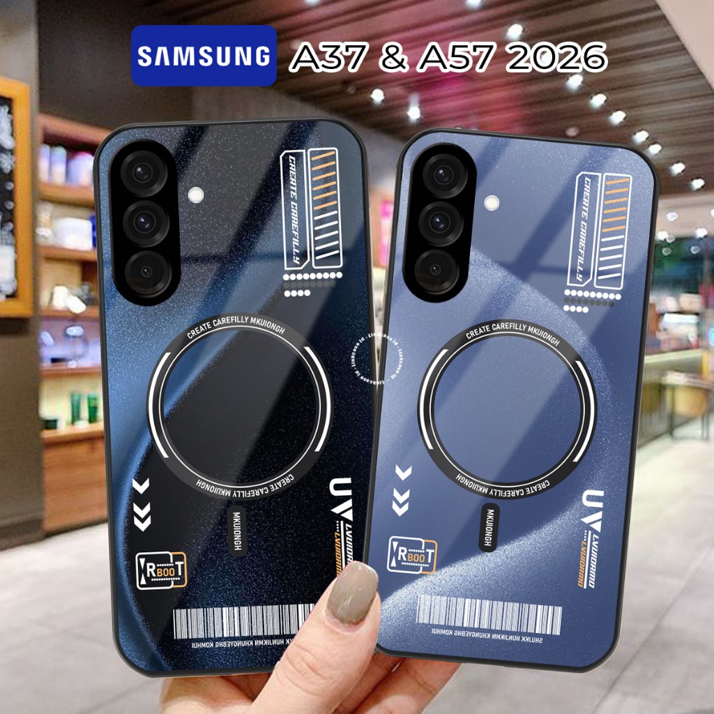 Softcase Kaca Samsung A37 2026 Samsung A57 Terbaru Casing Handphone Pelindung Kamera Protect [LL55] 