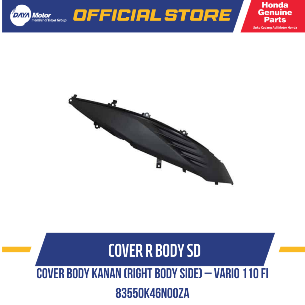 Cover Body Kanan (Right Body Side) – Vario 110 FI 83550K46N00ZA