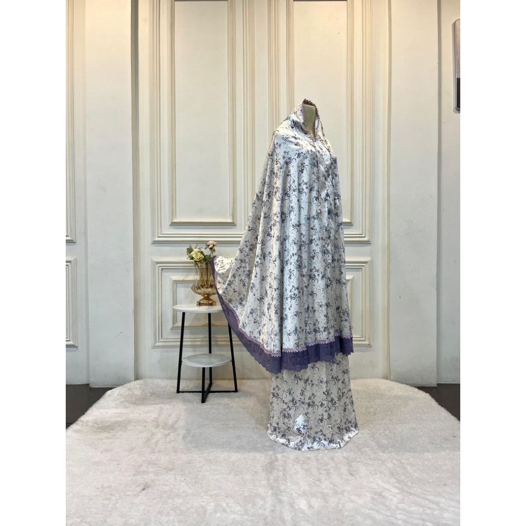 Mukena Armani silk Motif