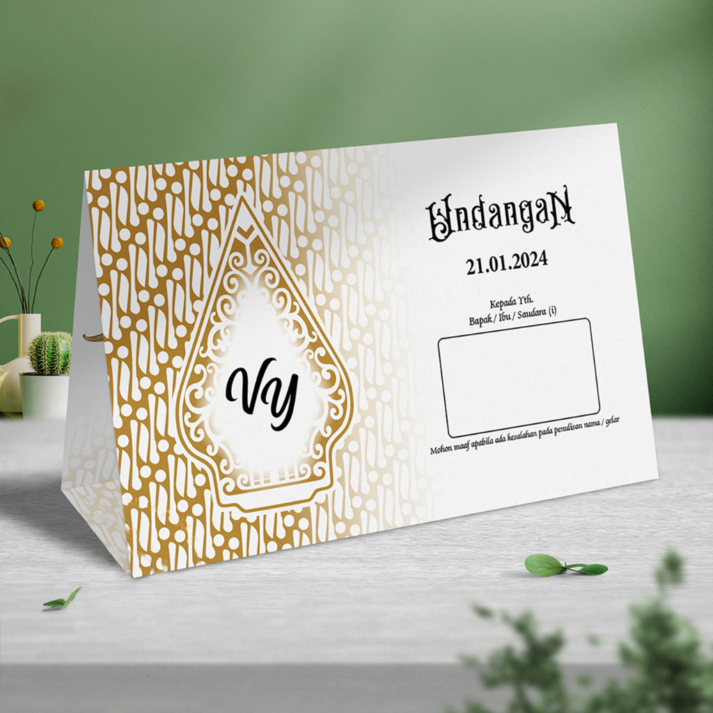 Undangan Pernikahan KALENDER 2026 Adat Jawa Murah Elegan Rustic Vintage Mewah