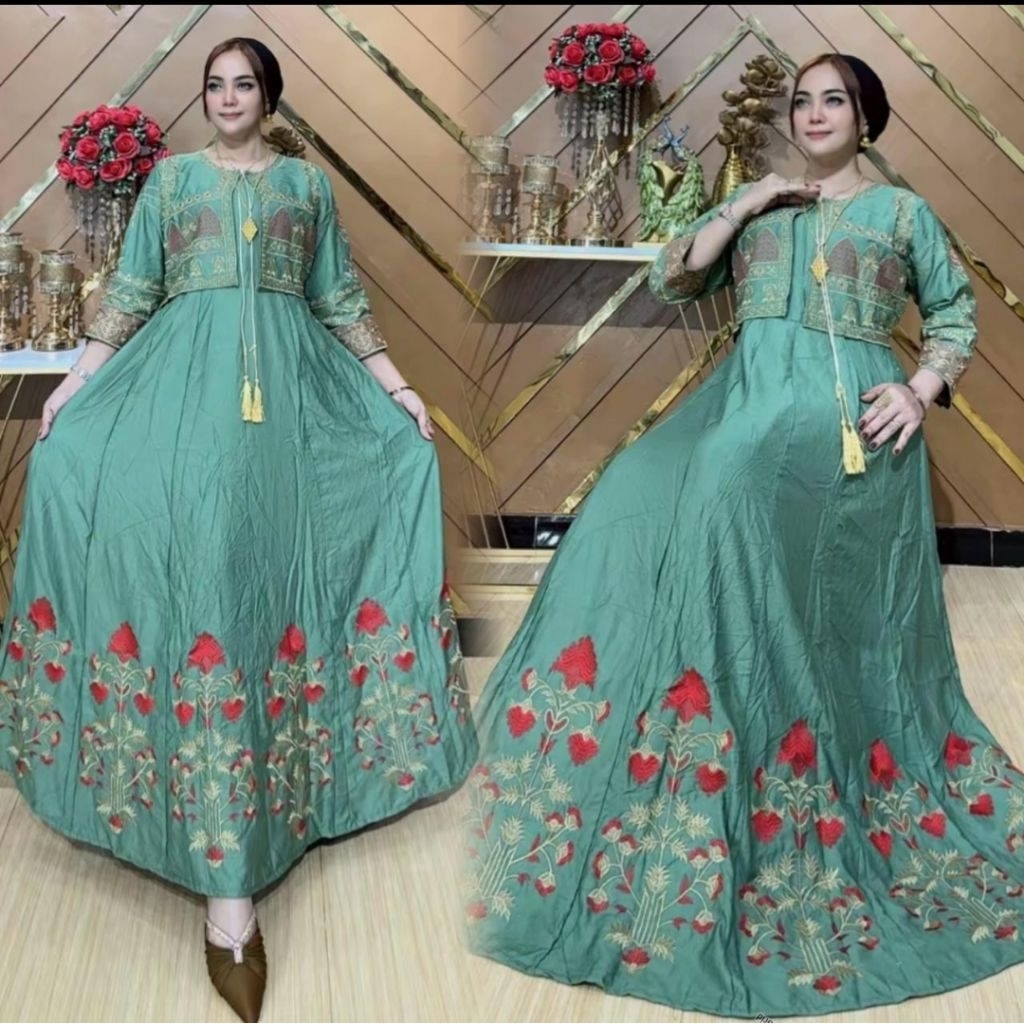 GAMIS HINDI KW RASA ORI,GAMIS HINDI BORDIR,GAMIS INDIA