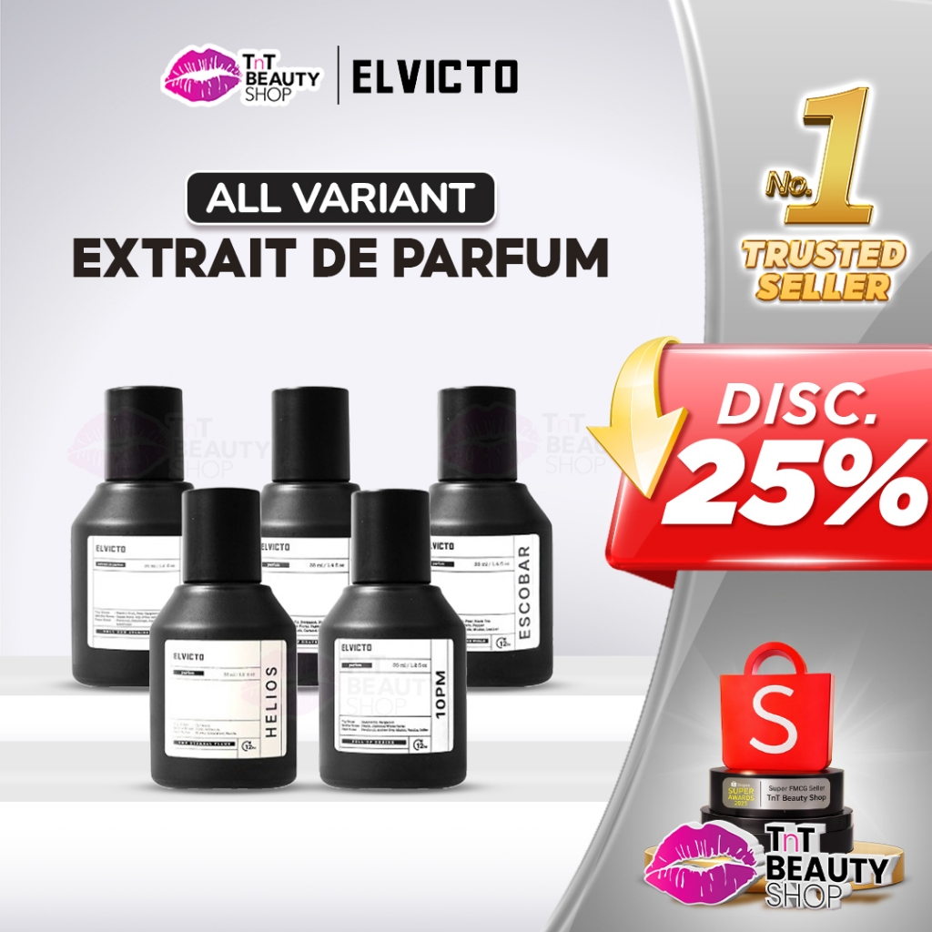 Elvicto Extrait de Parfum Series 35 ml Wangi Tahan Lama 12 Jam | TnT Beauty Shop