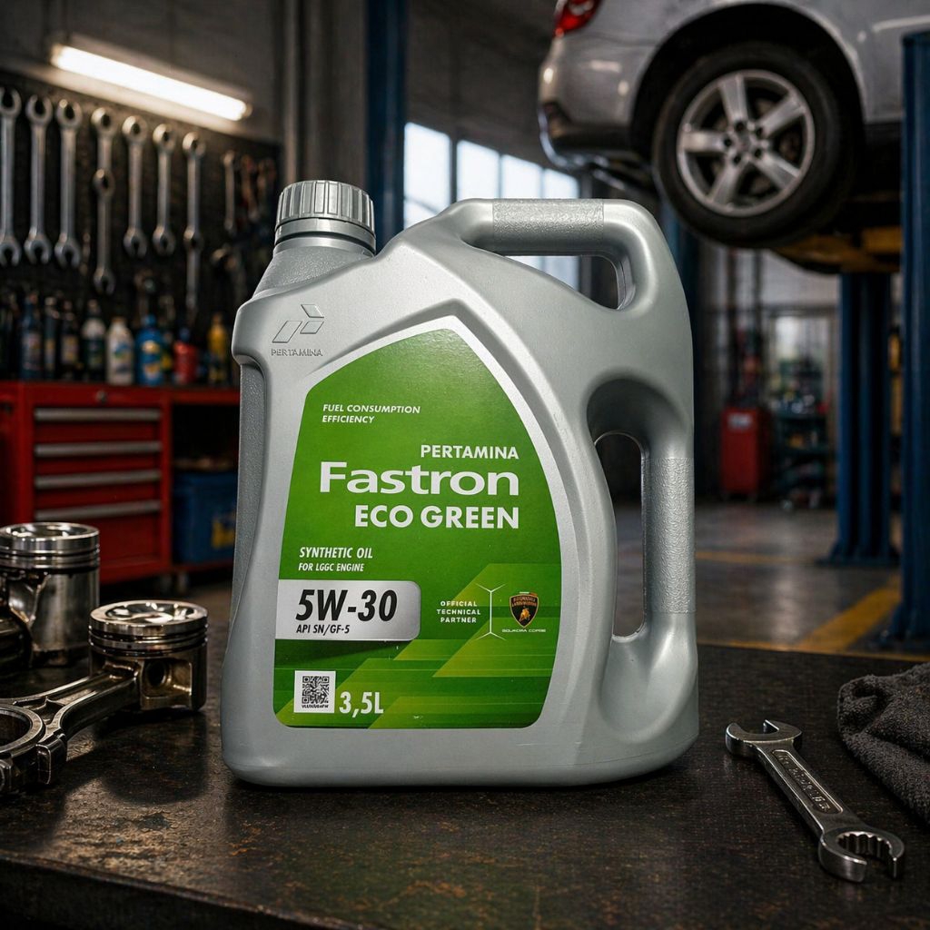 PERTAMINA FASTRON ECO GREEN 5W-30 3,5 LITER – Oli Mesin Sintetik Premium ORIGINAL