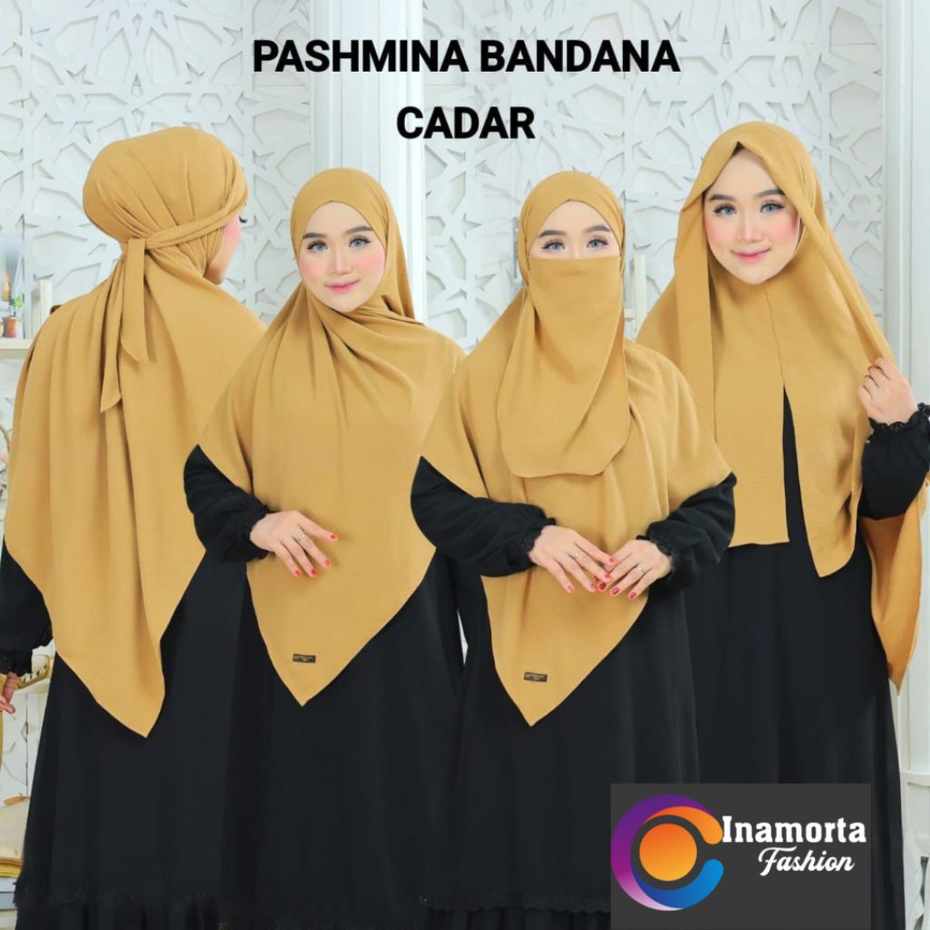 Pashmina Instan Bandana Cadar/Hijab Pashmina Instan Bandana Cadar