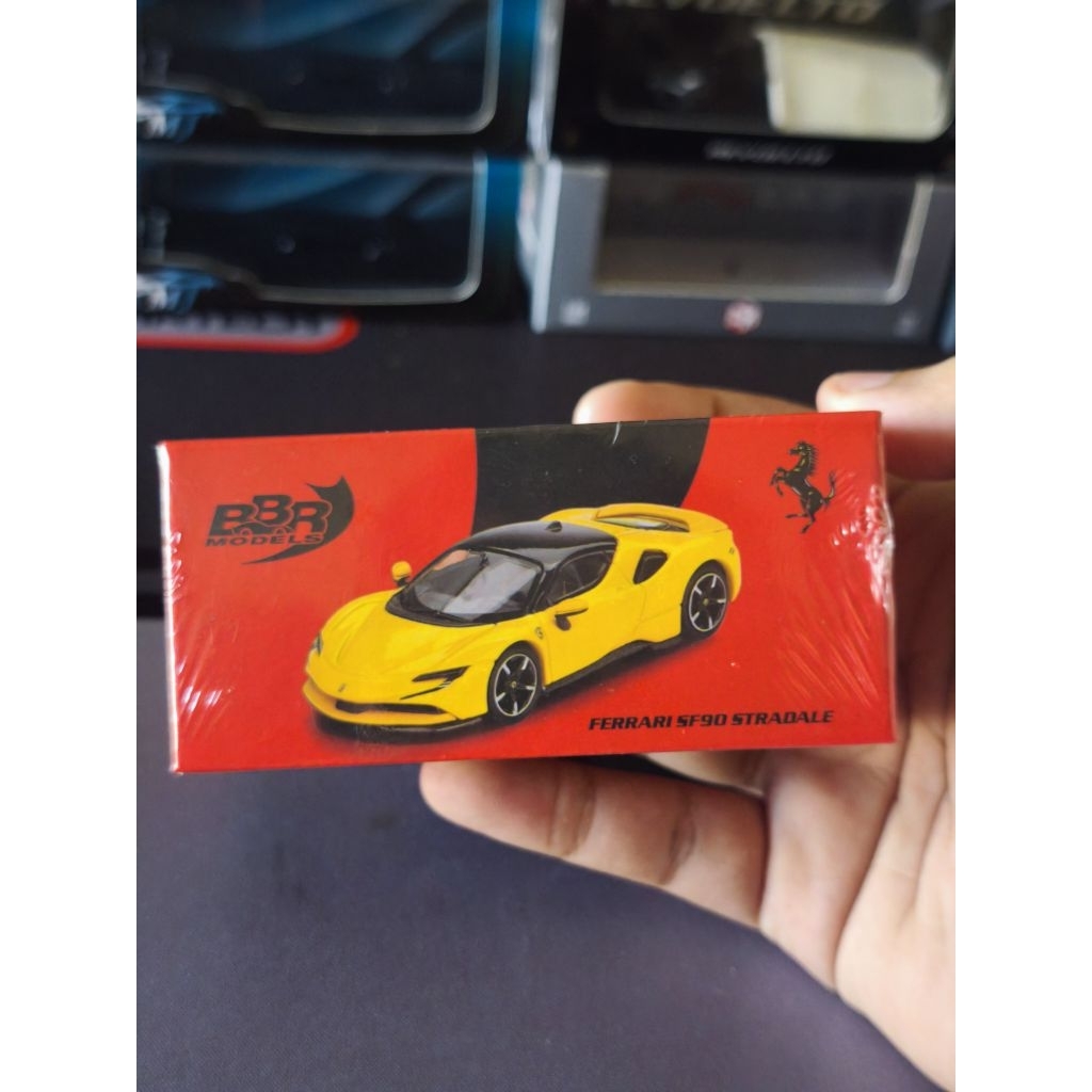 Bbr Ferrari SF90 yellow segel