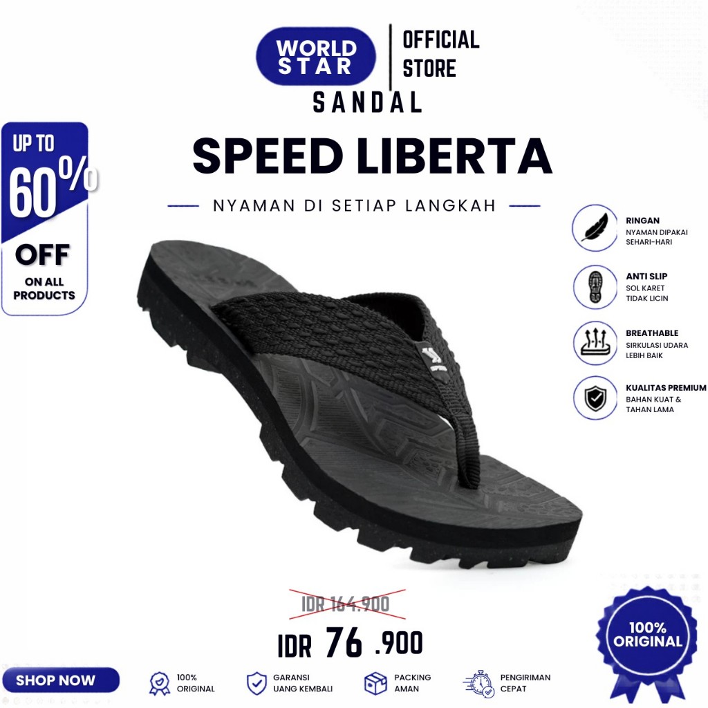 Sandal Speed Liberta Series 100% Original || SANDAL GUNUNG || SANDAL JEPIT 38 - 43