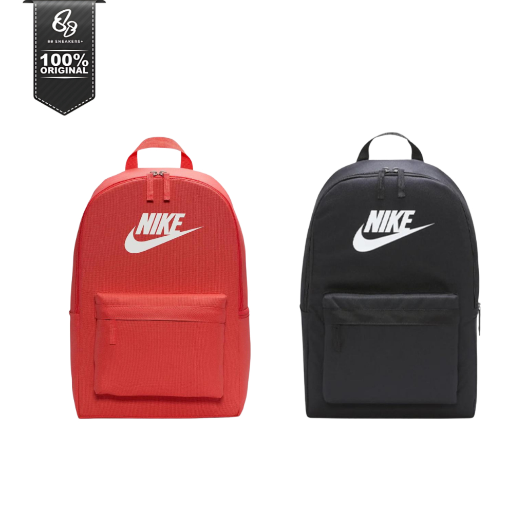 Tas Nike Heritage Backpack Black and Red DC4244-010