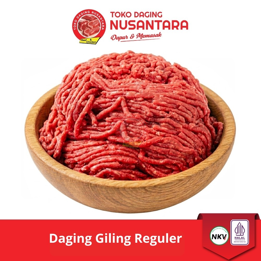 Daging Giling Reguler Fresh 1kg – Daging Cincang – Daging Sapi Giling | Toko Daging Nusantara