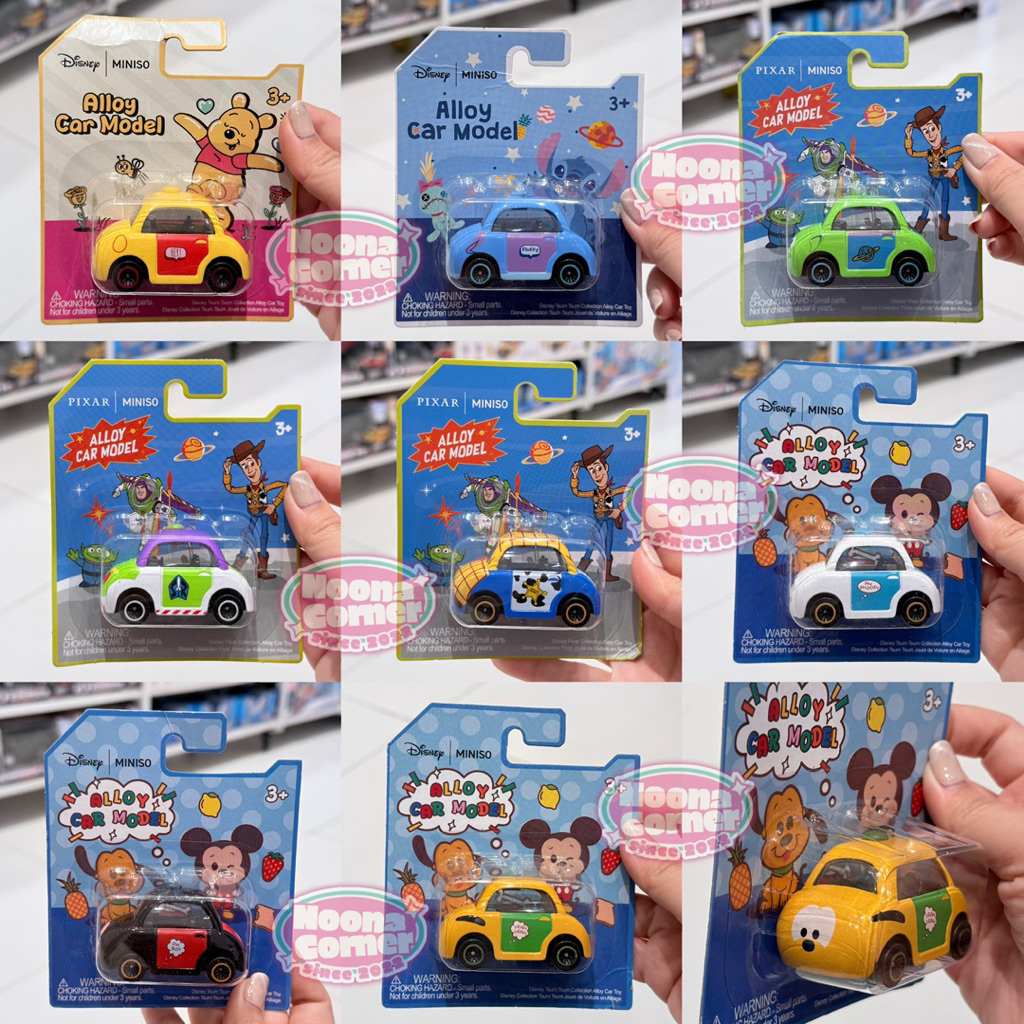 Miniso Toys ‼️ Alloy Car Model - Miniatur Mobil Mini car Diecast Disney Tsum Tsum & Toy Story Collec