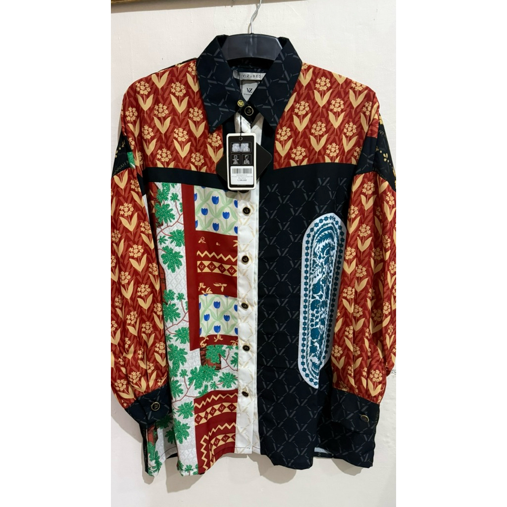 (Kalau split pay 745rb) NEW UNDER HARGA TAG Vivi Zubedi VZ LIORA TOP Black Pumkin Monogram VZ Full B