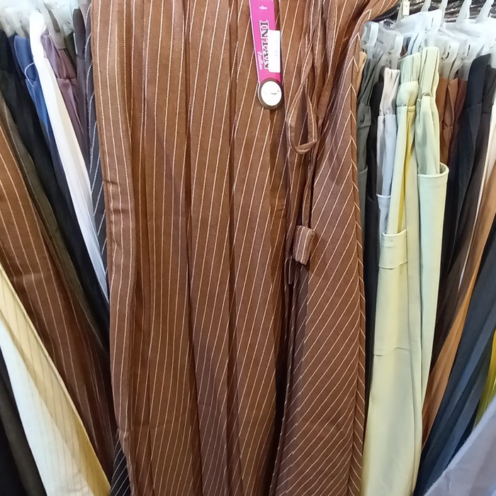 Yun Collection Rok Plisket Wanita Motif Tartan Korean Style | Rok Panjang High Waist Pinggang Karet 