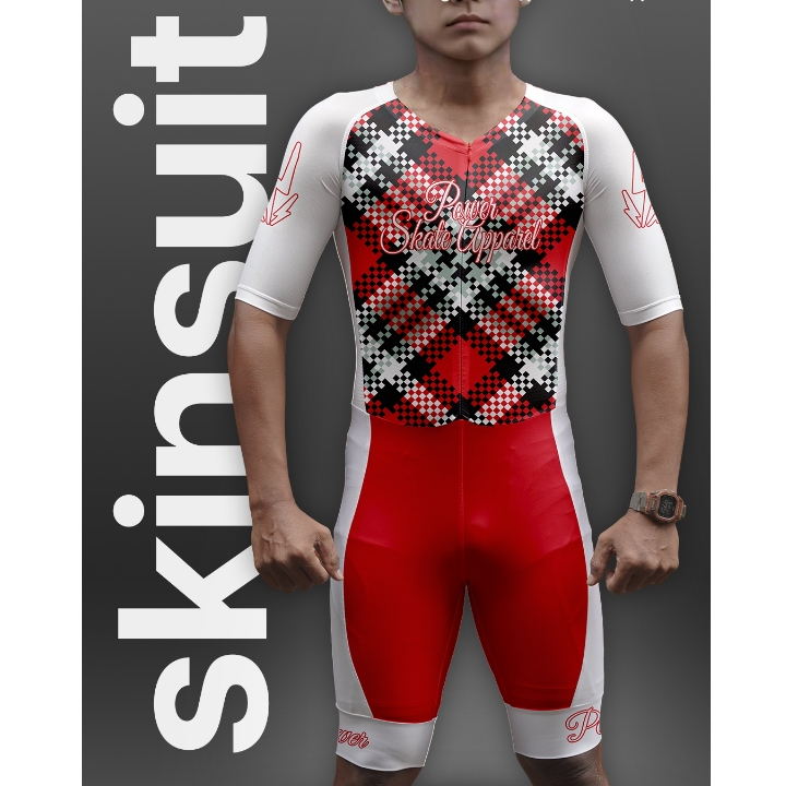 Skinsuit Power Apparel Jersey Sport Sepatu Roda Nyaman & Fleksibel