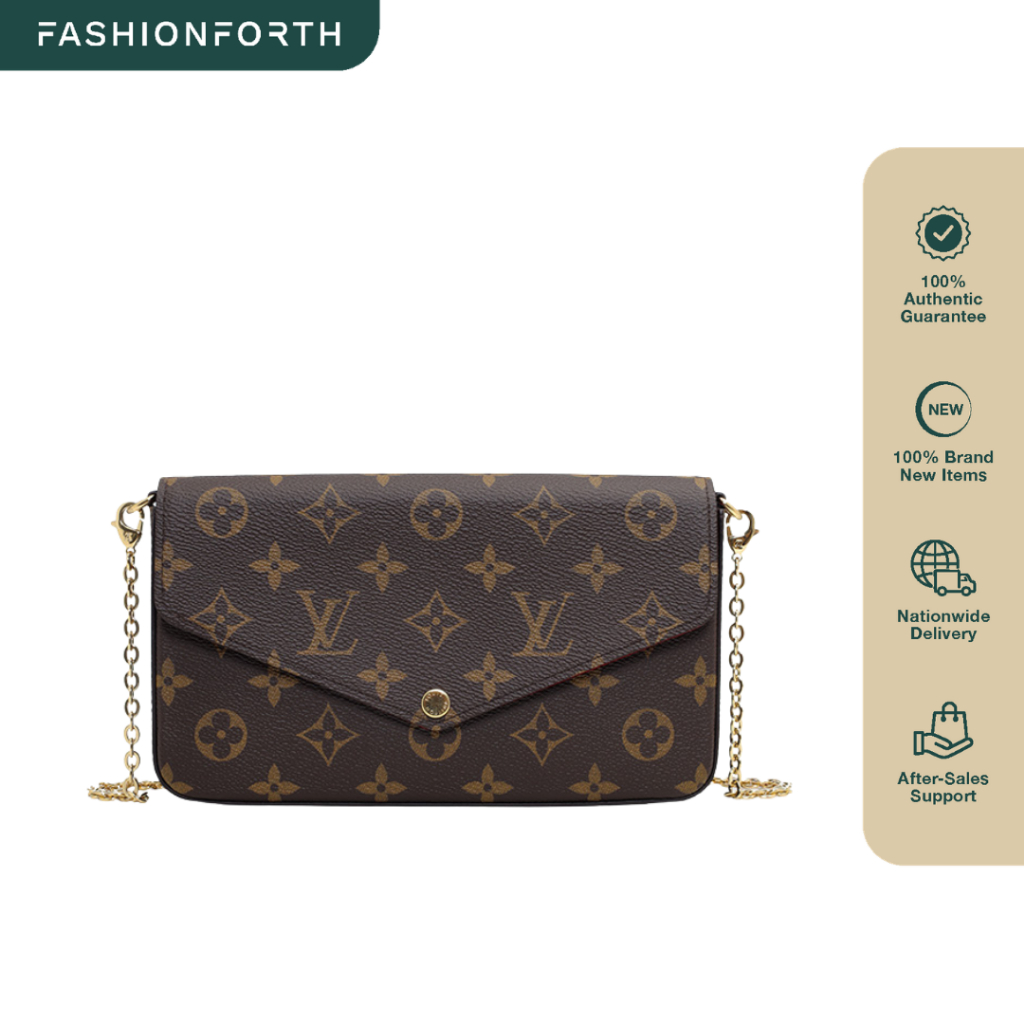 FashionForth Pochette Felicie in Monogram Canvas