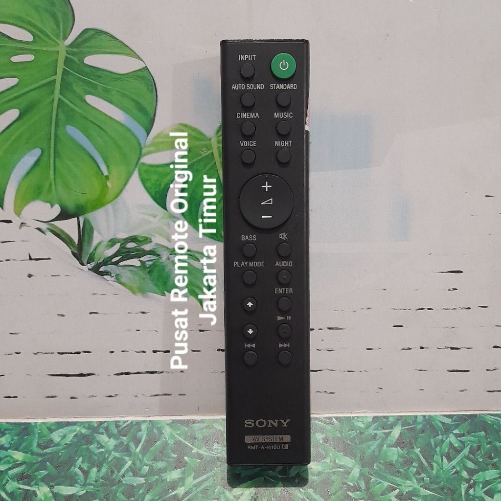 REMOTE REMOT AV SYSTEM HOME THEATER SONY RMT-AH410U SOUND CINEMA ORIGINAL