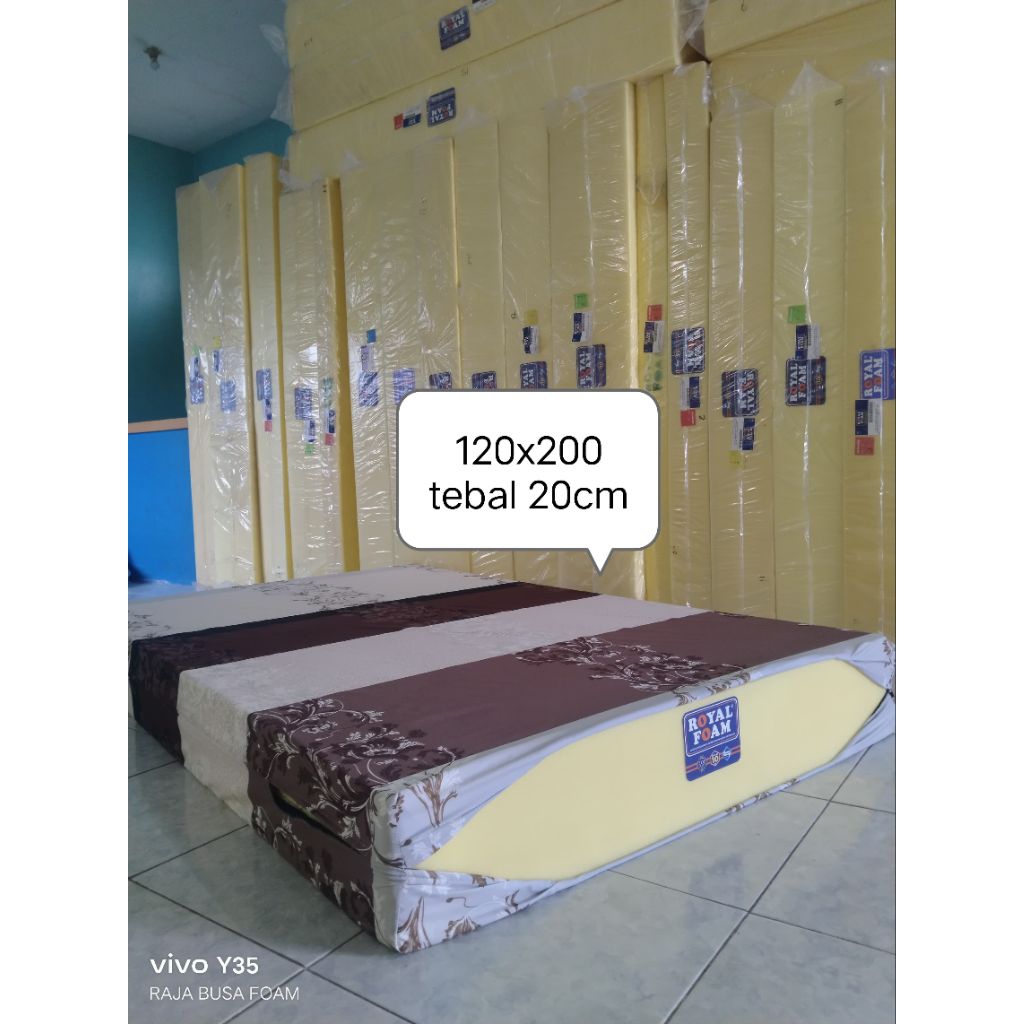 kasur busa royal foam ukuran 120x200x20