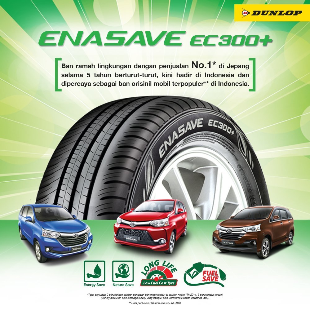 Dunlop Enasave 205 65 R16 Ban Innova Reborn Xpander Sport
