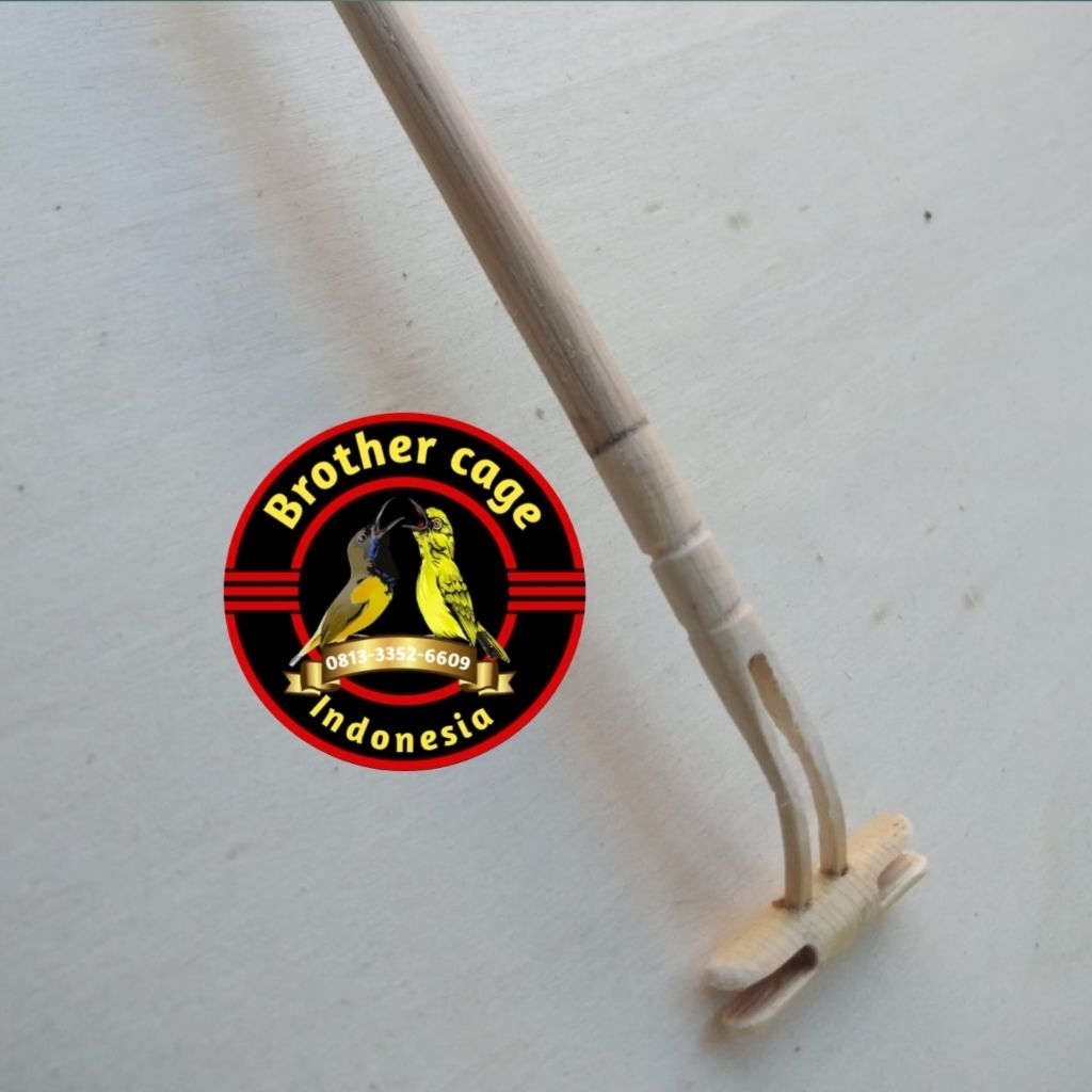 tangkringan pleci heloped bambu cina variasi rotan  simpel