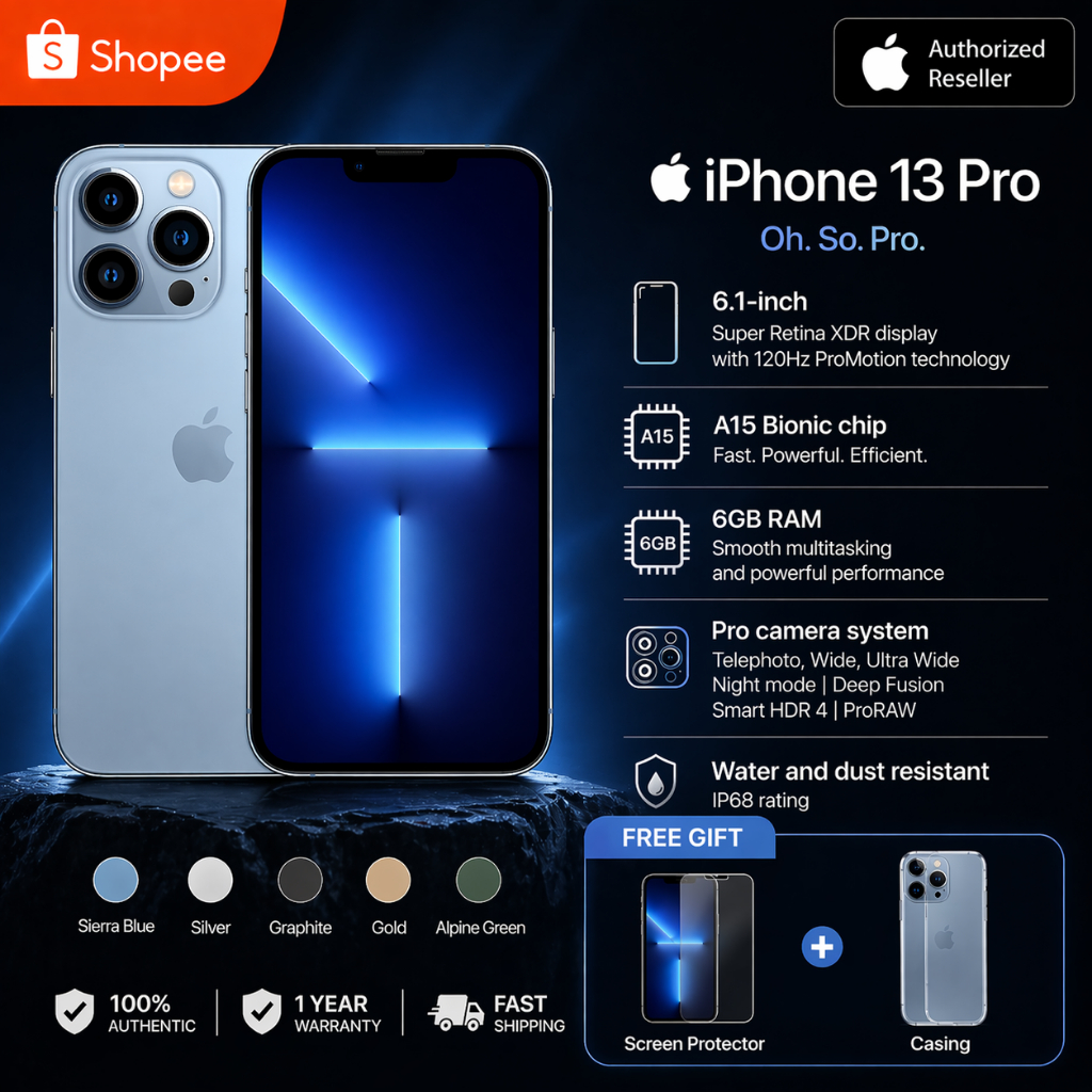 iPhone 13 Pro / Pro MAX 128GB 256GB IMEI Terdaftar 100%ORI Fulset Kondisi Perfect Garansi 12 bln