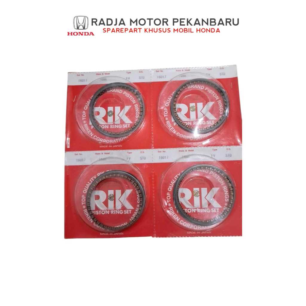 Ring piston seher piston civic wonder rik 1601