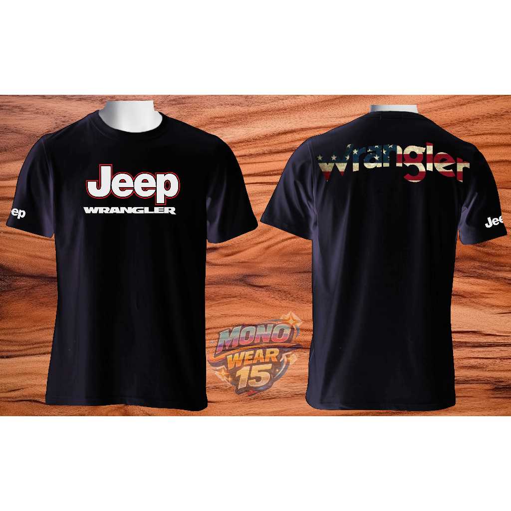 KAOS DISTRO  MOBIL JEEP  SABLON KOMBINASI TIMBUL DTF ATASAN PRIA WANITA   ORIGINAL COMBED 24S  KAOS 