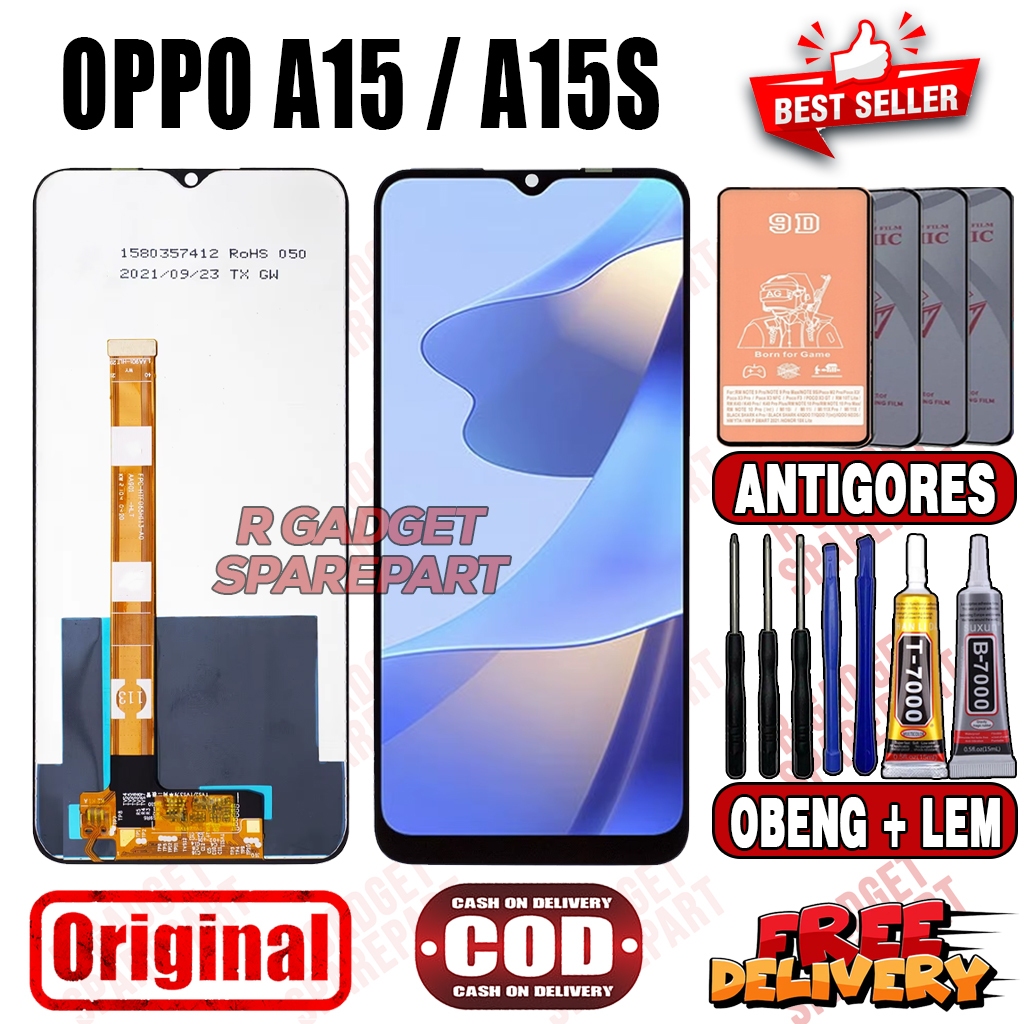 LCD TOUCHSCREEN OPPO A15 / A15S ORIGINAL OEM LCD FULLSET