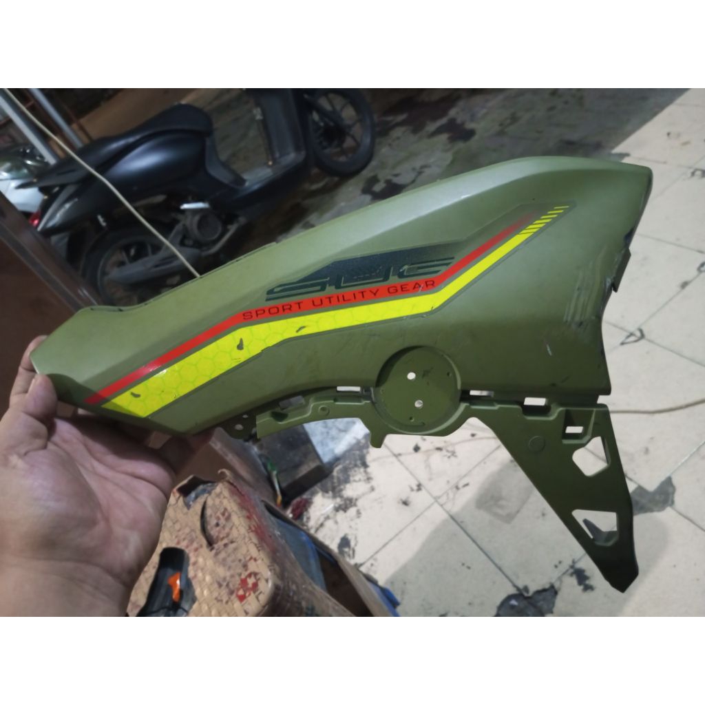 Sayap Kanan Mio Gear Hijau Army Original Copotan