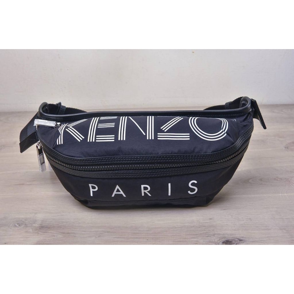 KENZO Bumbag Waistbag Logo Black Reguler