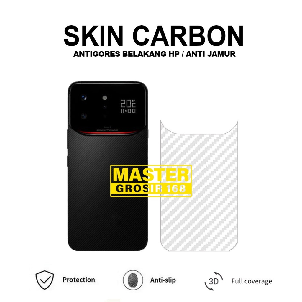 INFINIX NOTE 60 ULTRA INFINIX NOTE 60 INFINIX NOTE 60 PRO GARSKIN CARBON ANTI JAMUR ANTIGORES BELAKA