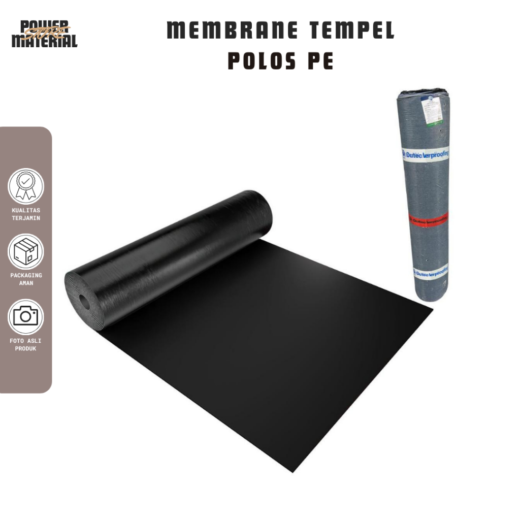 DUTEC Membran Tempel Polos PE Membrane EPDM Tempel Waterprofing