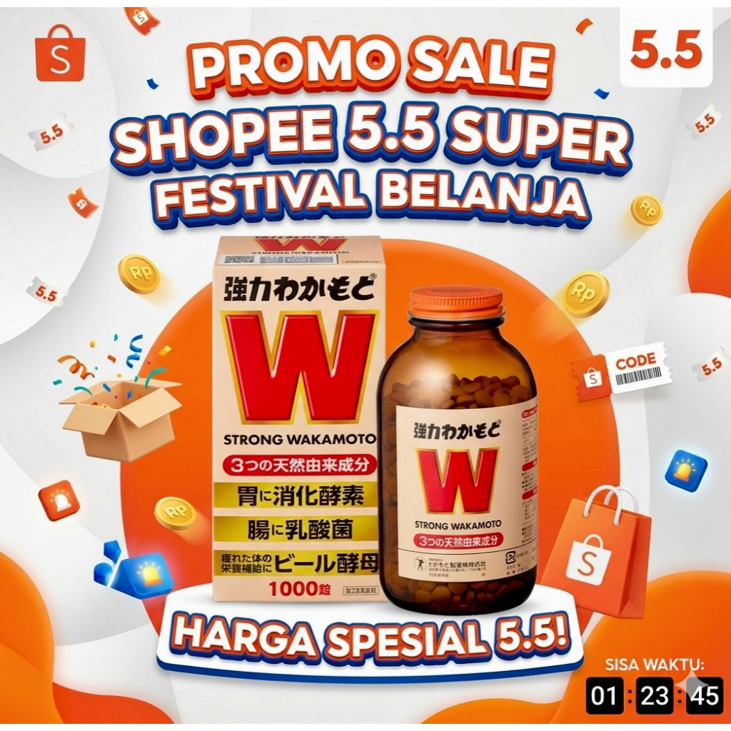 STRONG WAKA WAKAMOTO 1000 TERMURAH 100% ORIGINAL 2029