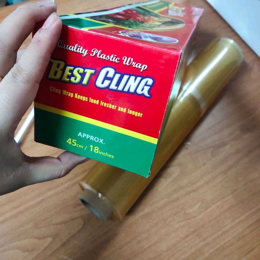 best cling Wrapping Plastik Makanan bc 45/45 cm x 500 m/Best Cling Wrapping Cling Wrap Plastik Buah