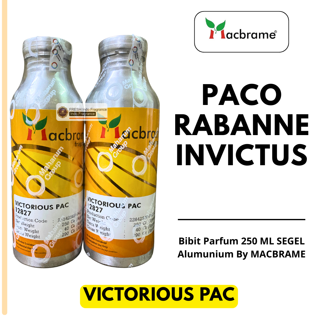 VICTORIOUS PAC MACBRAME 250 ML SEGEL Alumunium Bibit Parfum MACBRAME